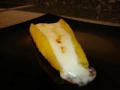 Banane plantain et fromage "Palmita" au micro-ondes